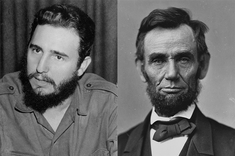 Fidel Castro y Abraham Lincoln