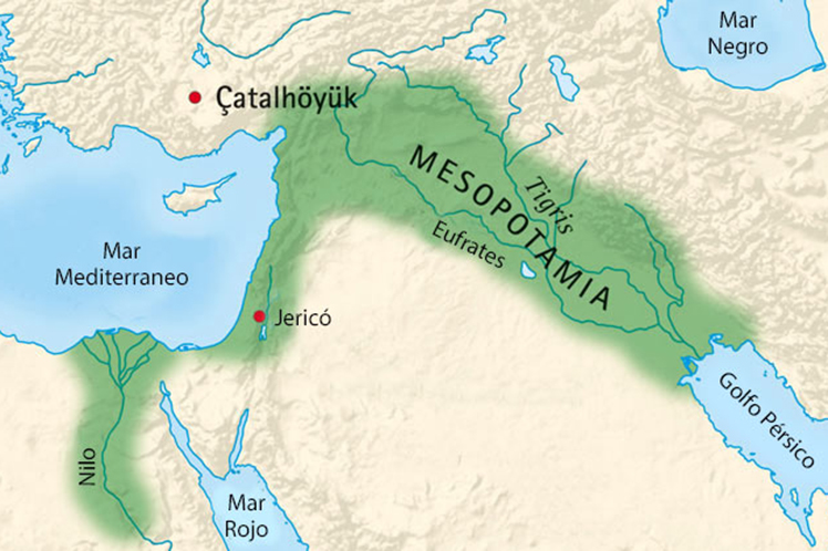 Historia en la Mesopotamia del Tigris y el Eúfrates