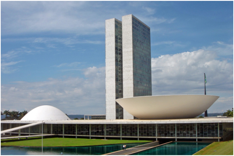 edificio del Congreso nacional de Brasil