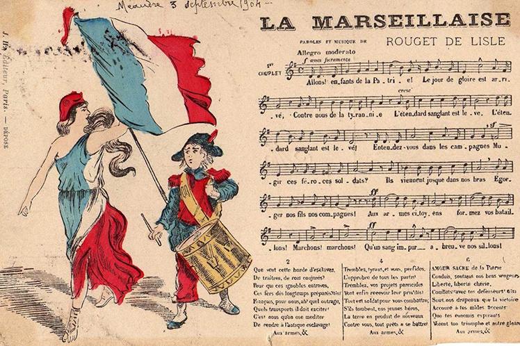 himno nacional francés, la Marsellesa