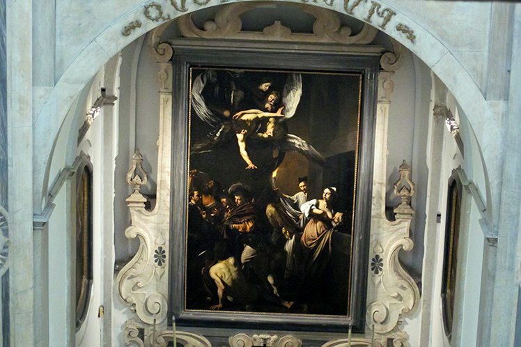 Caravaggio en la iglesia napolitana Pio Monte