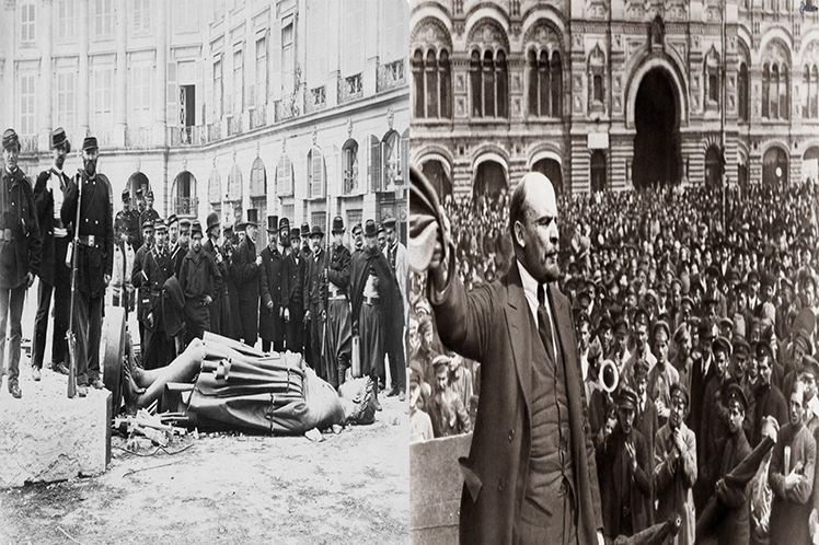 Comuna de París en 1871 o la Revolución rusa de 1917