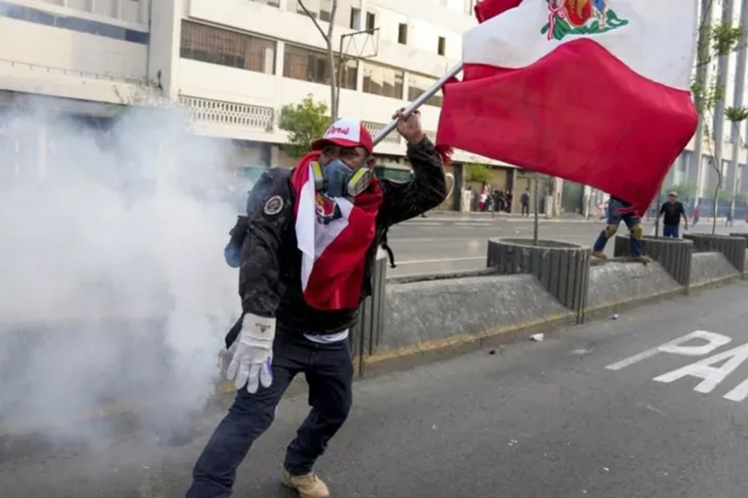 Protesta en Peru