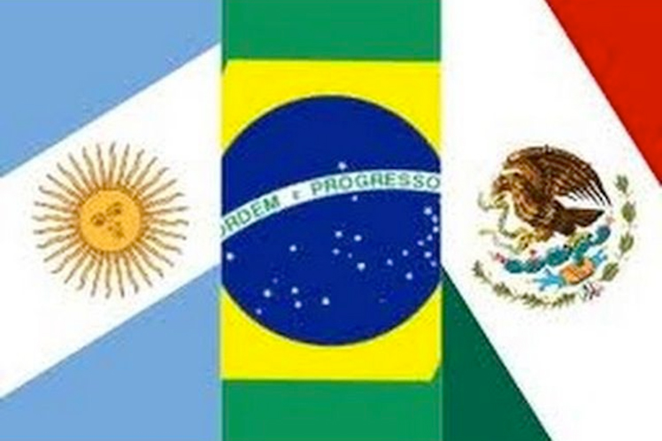 Argentina, Brasil y México