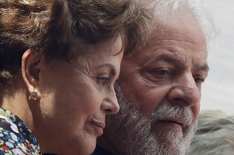 Lula y Dilma Rousseff