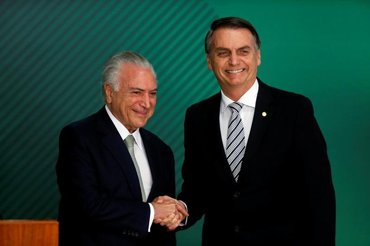 Temer y Bolsonaro