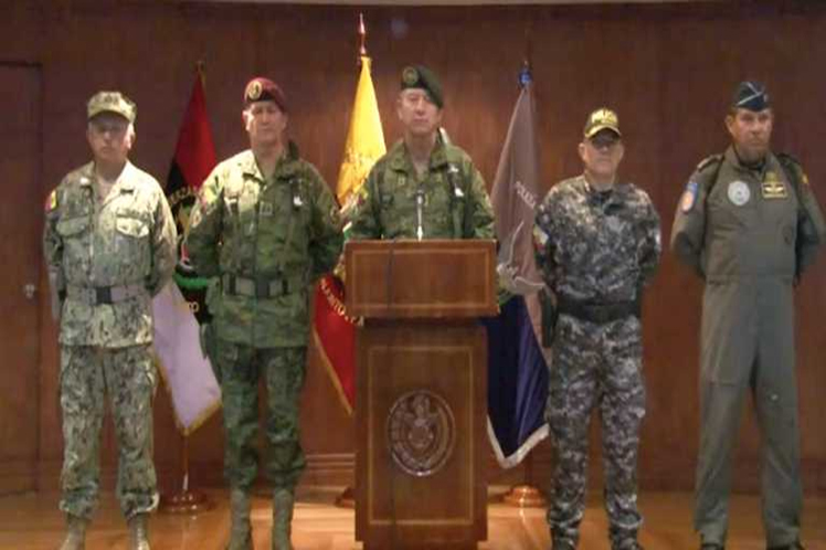 Fuerzas de seguridad de Ecuador respaldan decisión de Lasso de disolver el Congreso AFP