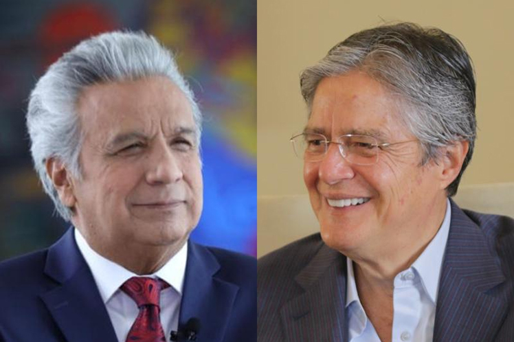 Lenín Moreno y Guillermo Lasso